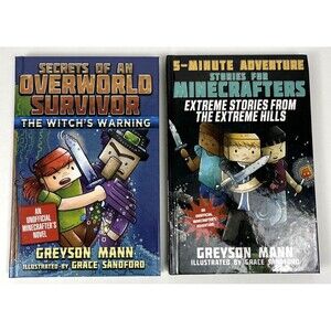 Minecraft Books for Minecrafters - Unofficial Hardcover Book Set of 2